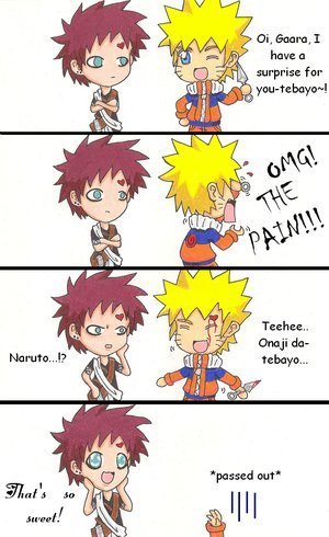 Naruto has a Surprise for Gaara